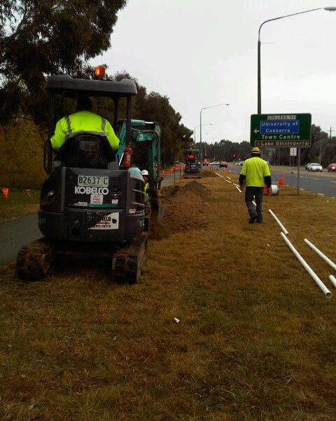 Vodaphone-Fibre-Build-Bellconnen-ACT